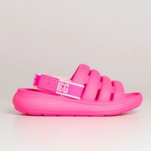 UGG Sport Yeah Sandals Sz 11 Women's NWT Hot Pink
